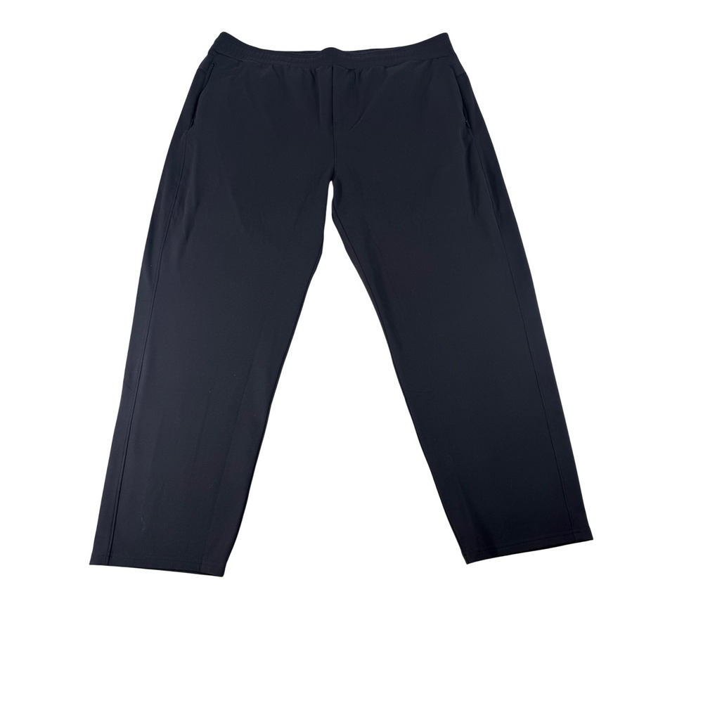 Public Rec All Day Every Day Pant Mens 42/30 Black Nylon Stretch Golfcore Travel